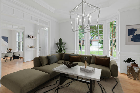 Open-plan room (kitchen, dining room, living room)